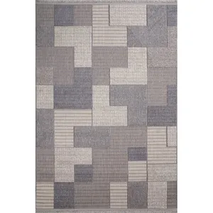 Almoss Agusto Area Rug 3211G Cream/Grey – 160 × 230 cm