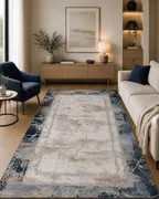 Almoss Aspendos Rug 4257M Gray/Blue – 200 × 290 cm