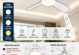 CATA Karayel CT-1155 82W LED Ceiling Fan