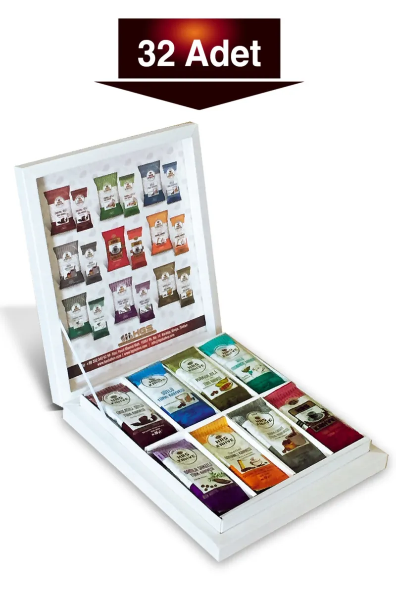 Gift-Ready Has Coffee Basket, 32 Single-Serve Packets