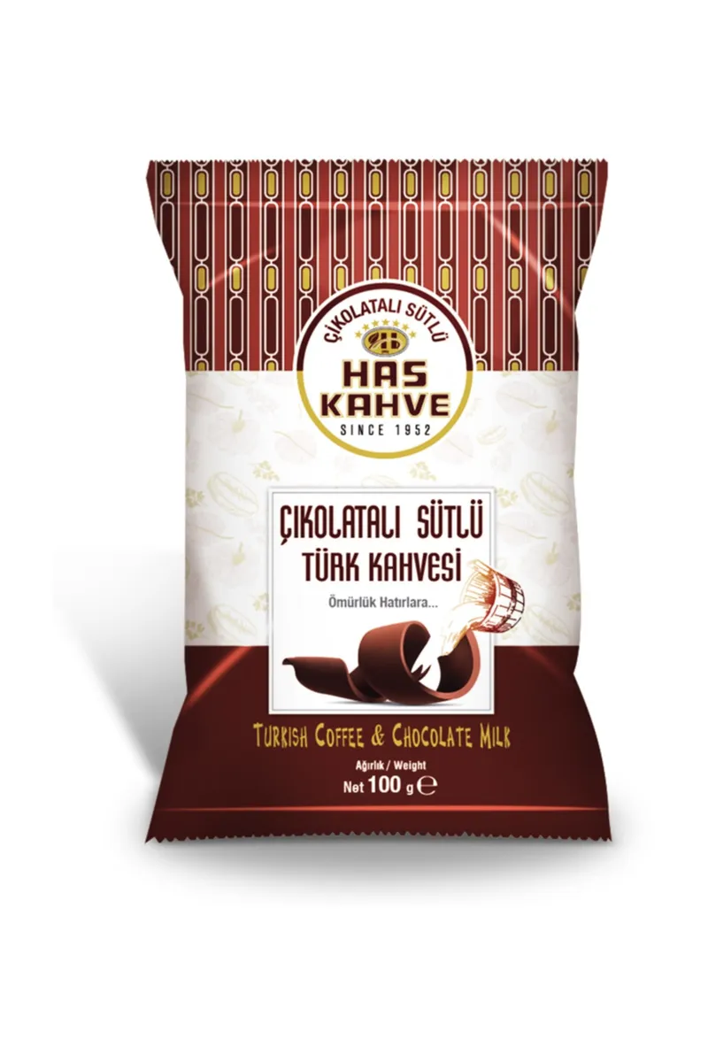 Has Chocolate-Flavored Turkish Coffee, 100 g, Box of 12