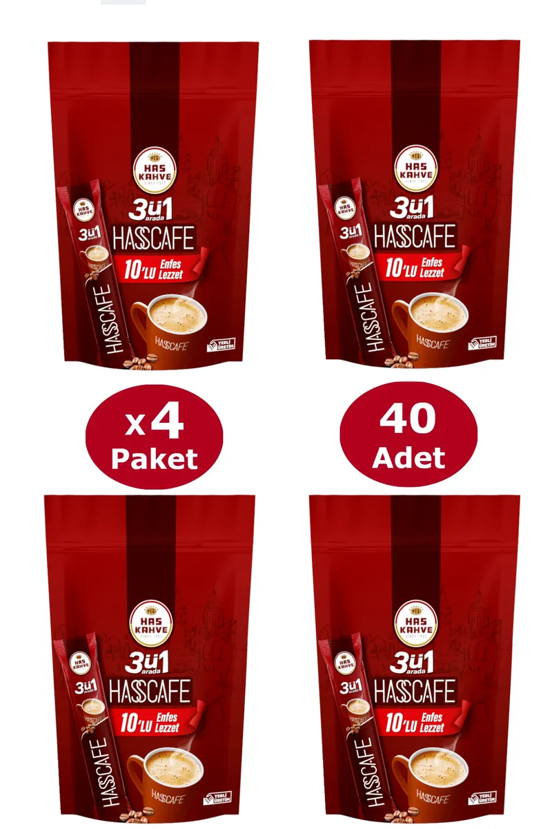 3-in-1, 40 Count (4 packs of 10)