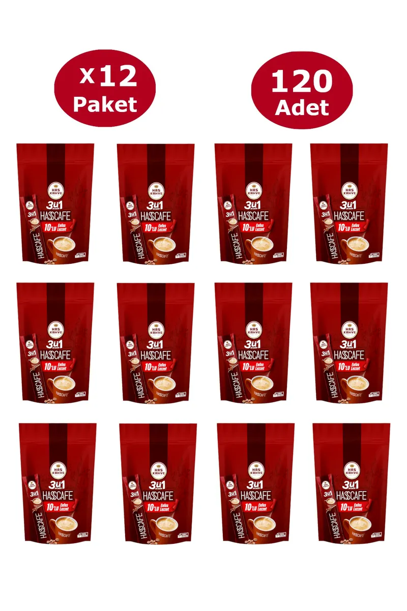 3-in-1, 120 Count (12 packs of 10)