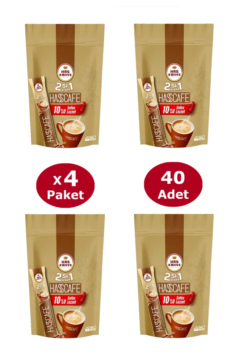 2-in-1, 40 Count (4 packs of 10)