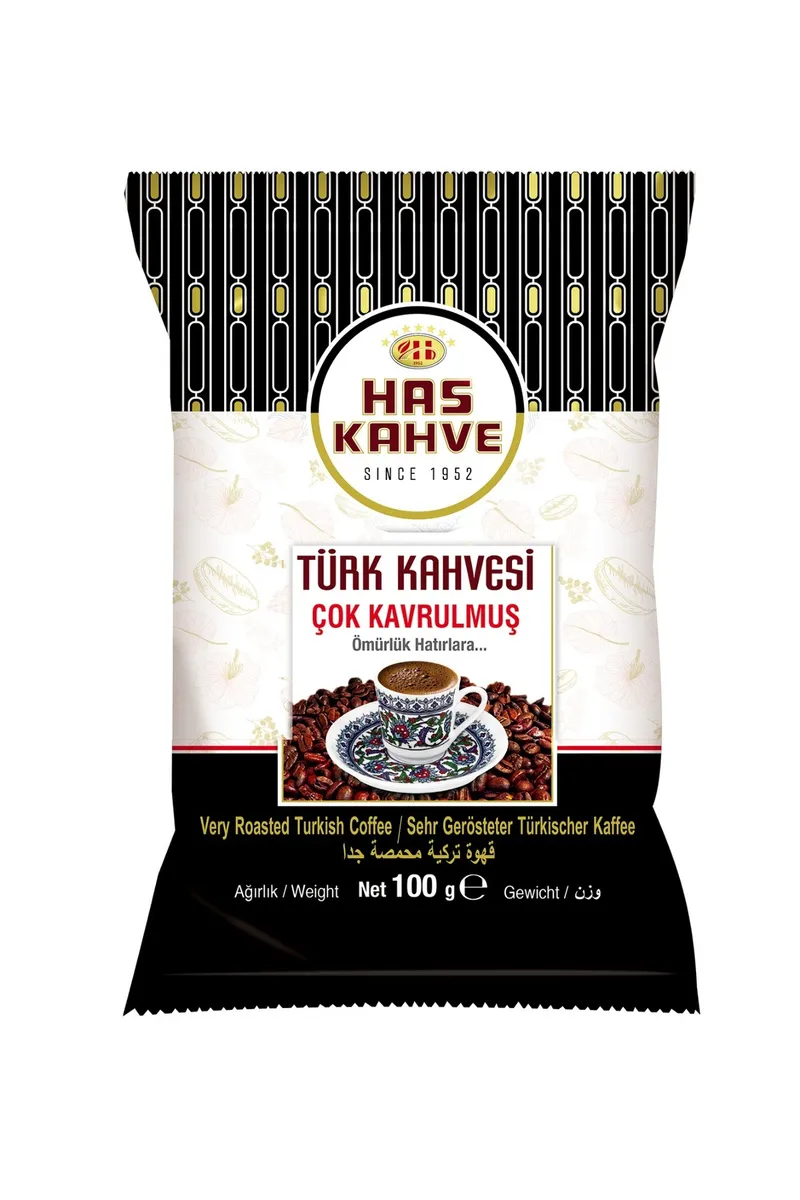 Very Dark-Roasted Authentic Turkish Coffee, 100 g