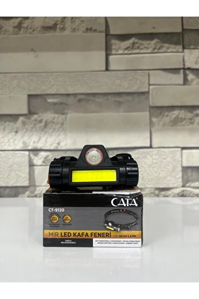 CATA CT-9120 Rechargeable LED Headlamp – Adjustable Headband Outdoor Camping Light