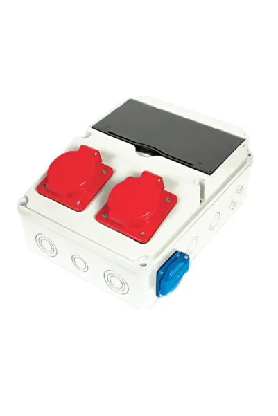 Combination Box – 2 × 3x25A + 2 × 1x16A Sockets