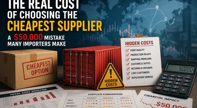 The Real Cost of Choosing the Cheapest Supplier: A $50,000 Mistake Many Importers Make