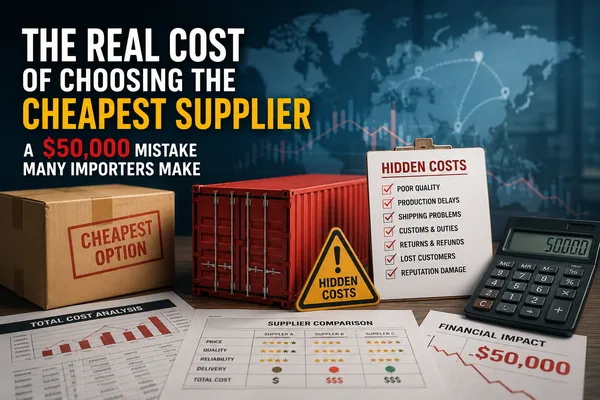 The Real Cost of Choosing the Cheapest Supplier: A $50,000 Mistake Many Importers Make