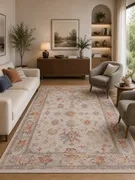 Almoss Vintage Rug 4177A Bone – 200 × 290 cm